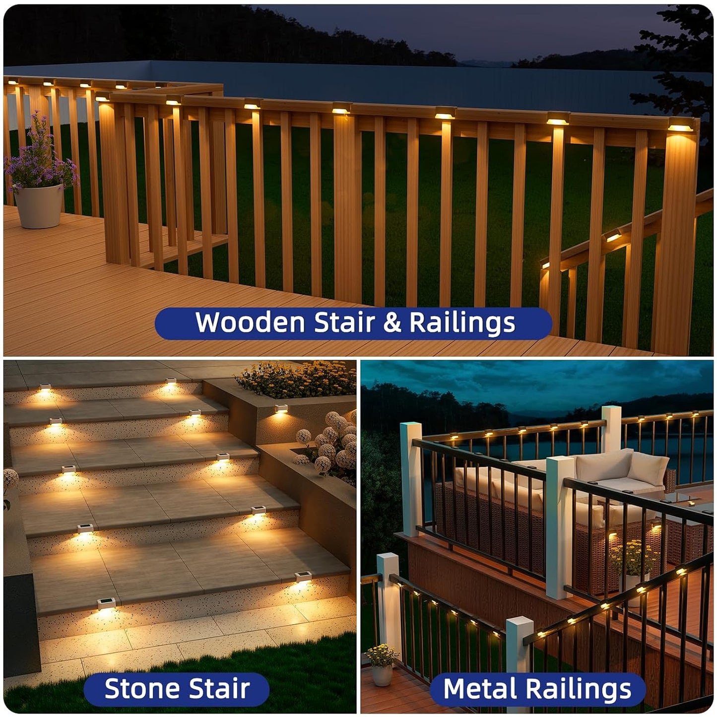 Solar Deck Light | Outdoor Stair Deck Light