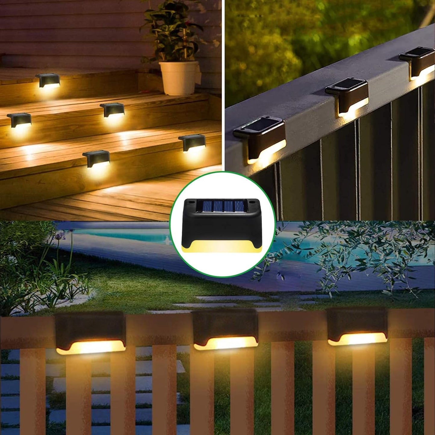 Solar Deck Light | Outdoor Stair Deck Light