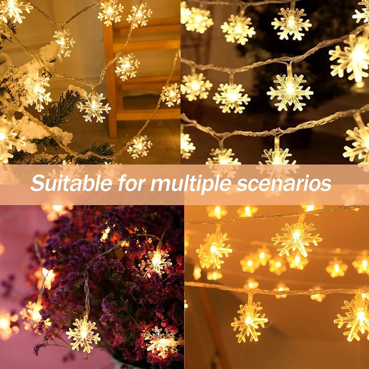 Snowflake LED String Light