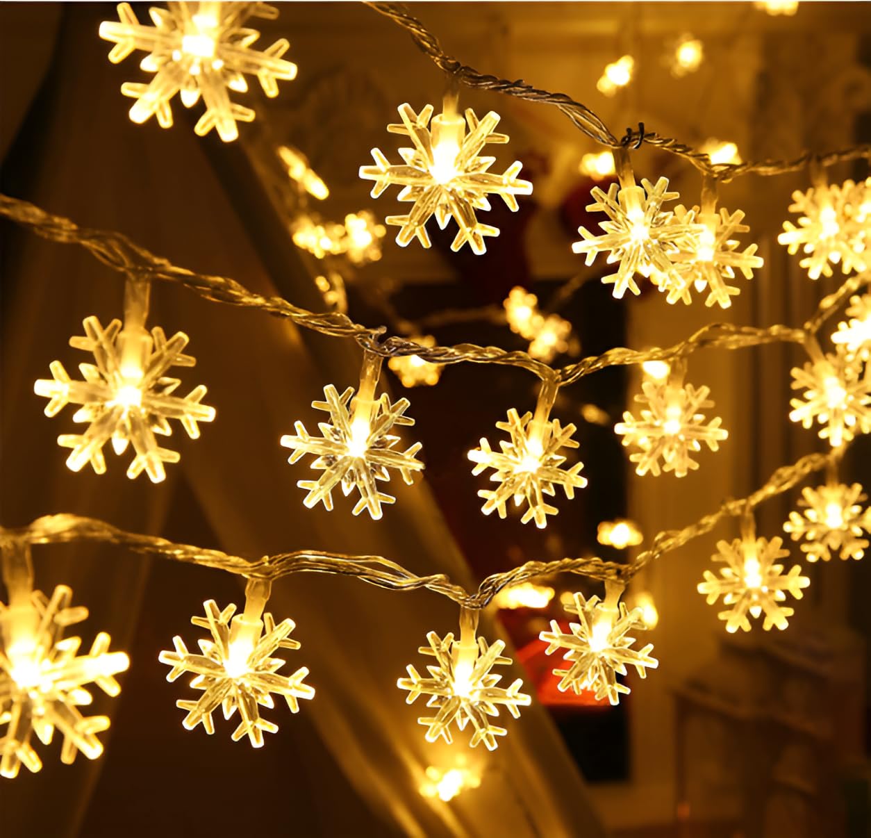 Snowflake LED String Light